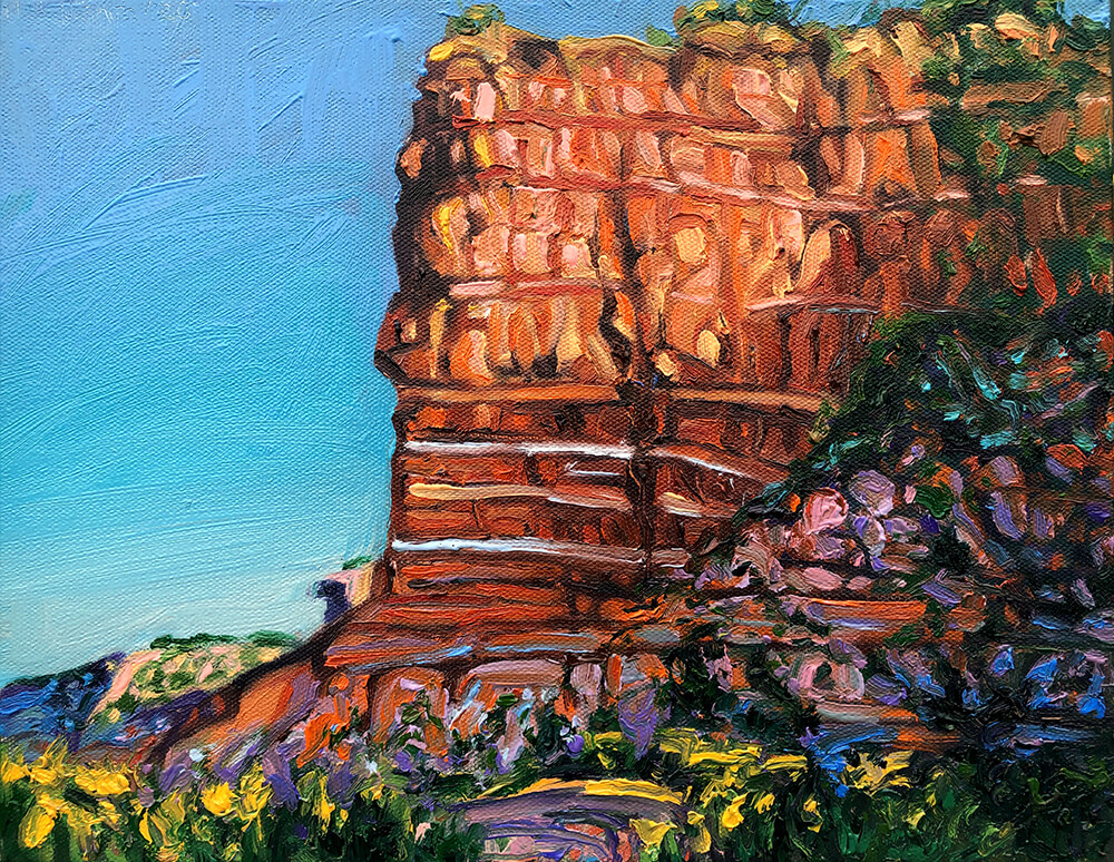 Mark Nesmith_Caprock Canyon_Oil on Canvas_12X16_2020