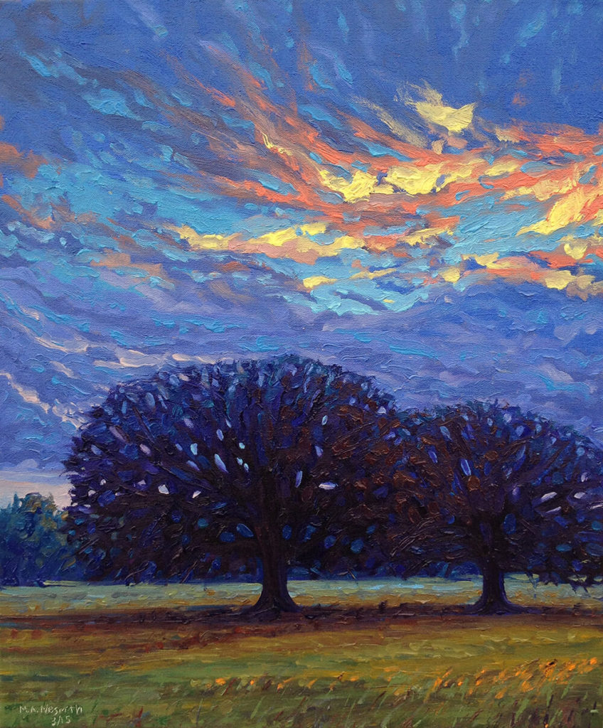 Mark Nesmith_Fire in the Sky_Oil on Canvas_24X20