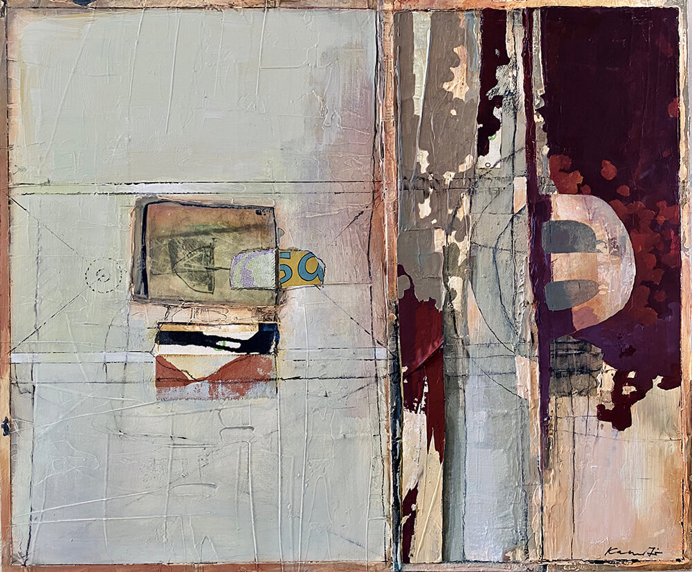 Katherine Chang Liu – Sanctuary, 2020, 20×24, mixed media on panel