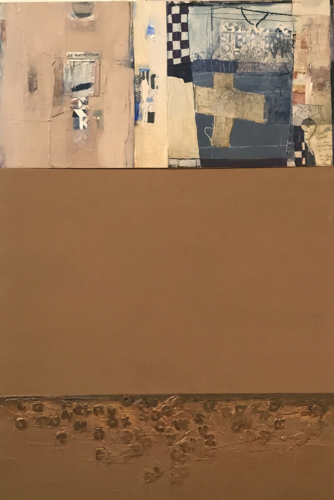 Katherine Chang Liu – Separation, 2017, 45×30, mixed media on panel
